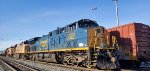 CSX 7224 Up Close with UP 5297 Behind Her